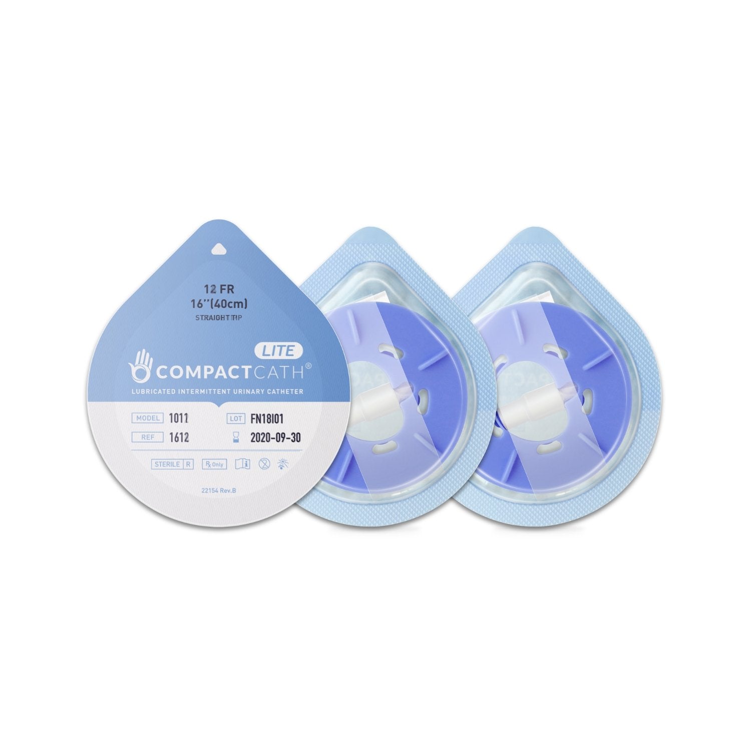 CompactCath Intermittent Pocket Prelubricated Catheter Sample Pack - 3 ...