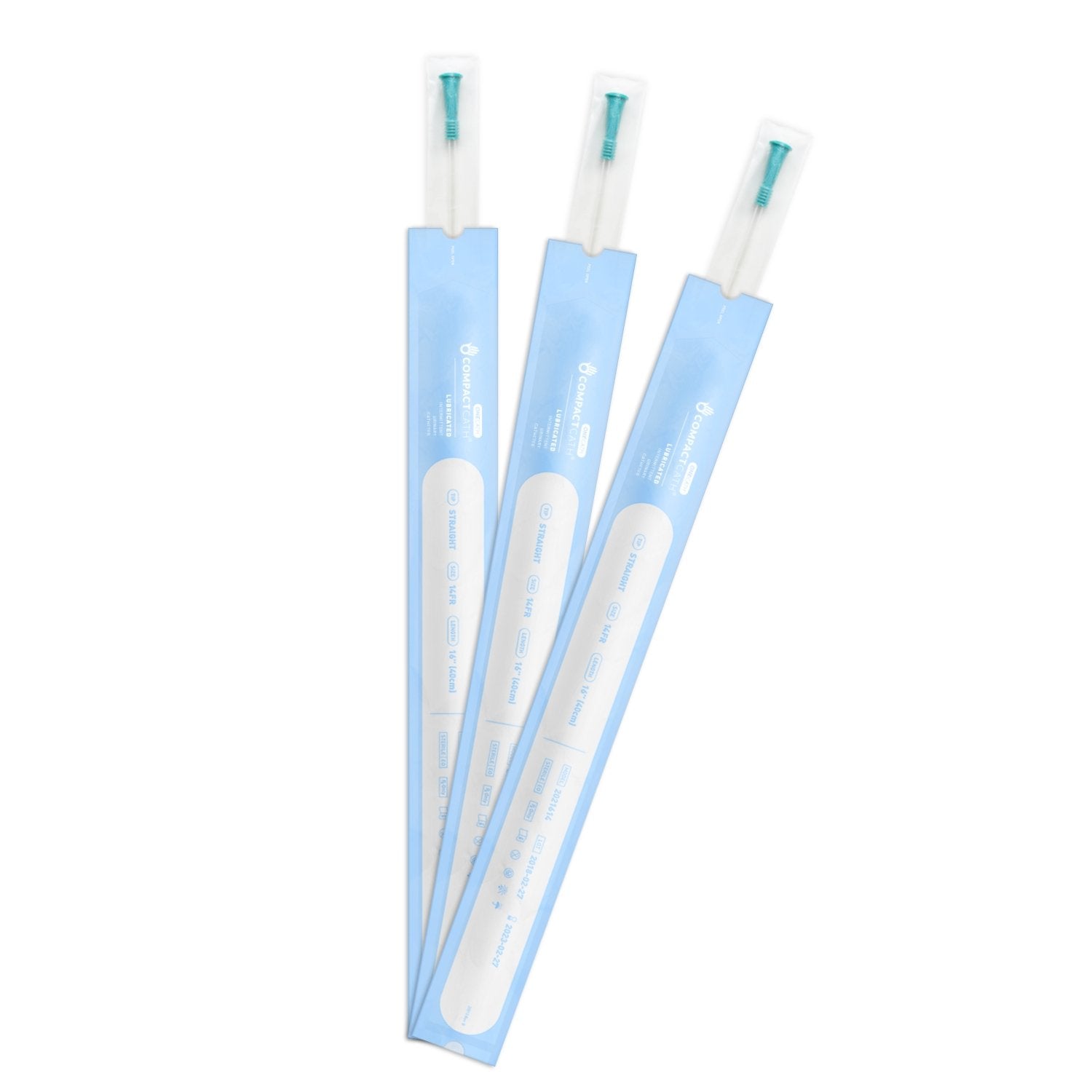 CompactCath Intermittent Pocket Prelubricated Catheter Sample Pack - 3 ...